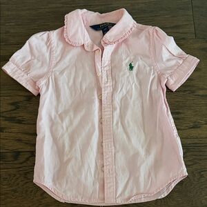 Polo by Ralph Lauren Light Pink Kids Button Down Shirt